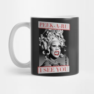 Peek-A-Ru I See You! Mug